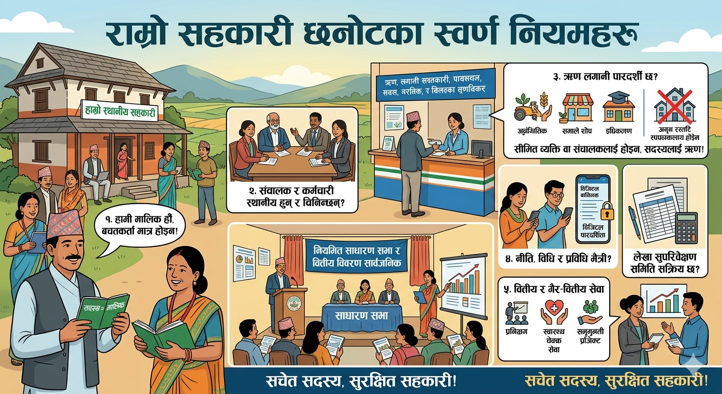 सहकारीमा सदस्य वन्दै हुनुहुन्छ ? यत्ति कुरा वुझ्न जरूरी छ । 